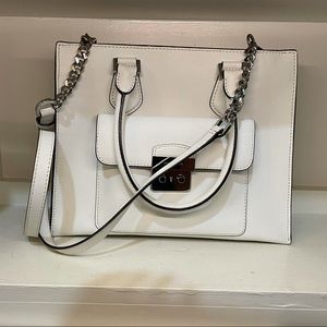 Michael Kors White Satchel - Medium Bridgette